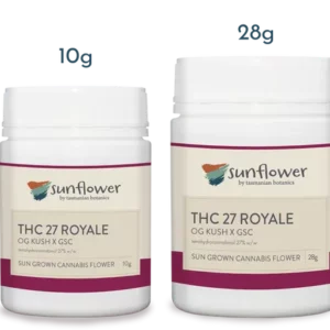 (LA) Sunflower By Tasmanian Botanics THC 27 Royale 10 g
