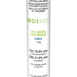 (R.C.) IndiMed THC (Indica) Resin Cartridge