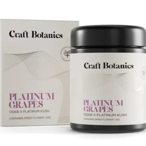 (DB) Craft Botanics Platinum Grapes THC Flower 23% 10g