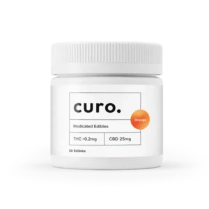 (F.D) Curo Medicated Edibles CBD 25 30 Unit